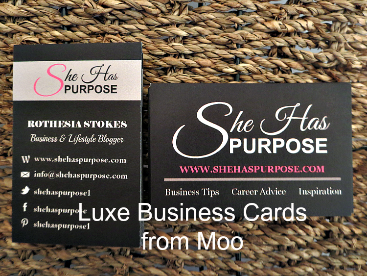 moo luxe business cards